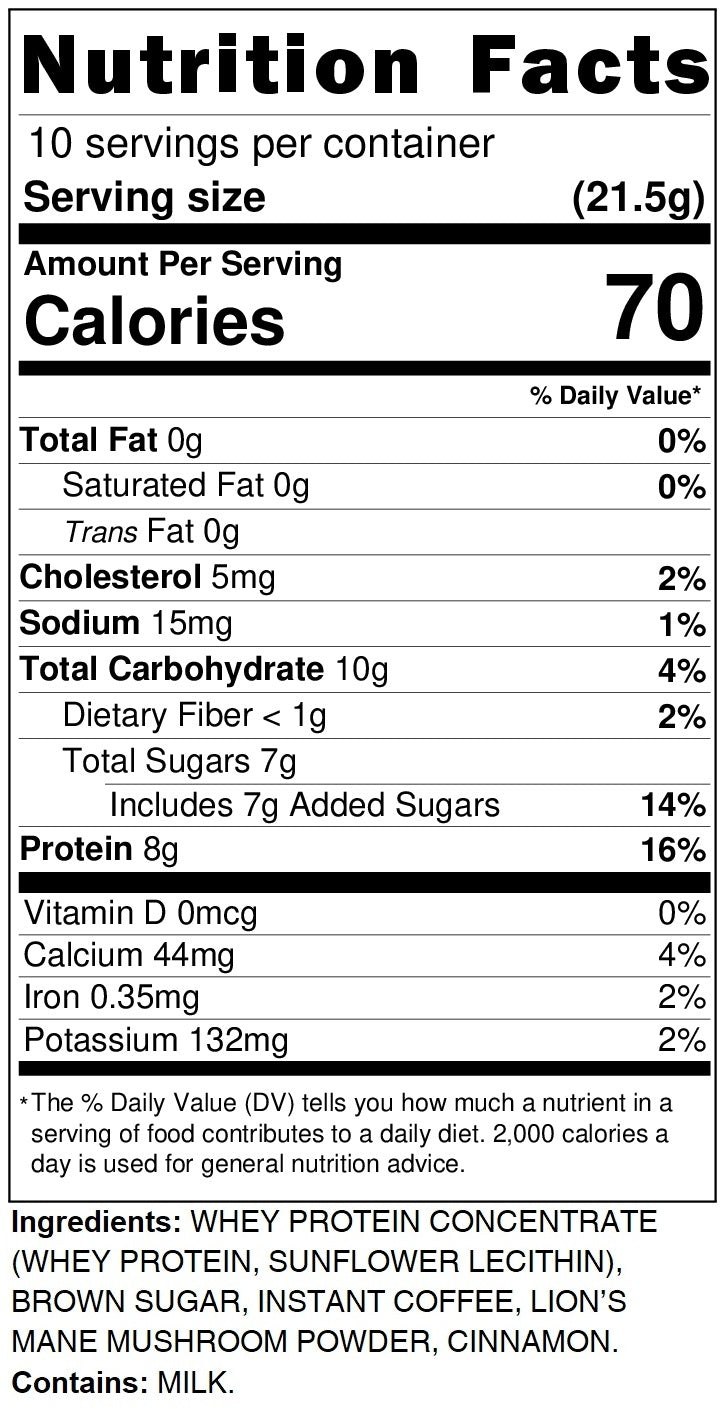 Arvento Functional Protein Coffee Original Brown Sugar and Cinnamon 10-Pack